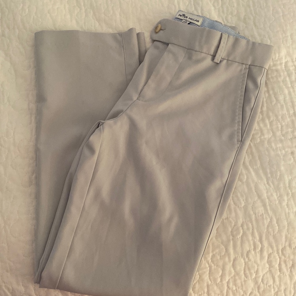 Peter Millar Boys slacks size M (9-10) (listing as gray color but also khaki.